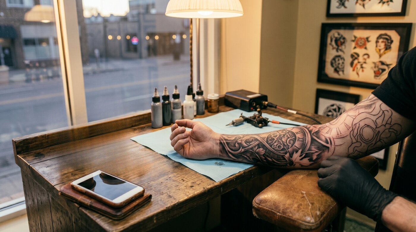 Editorial hero image for How Long Does a Tattoo Take?.