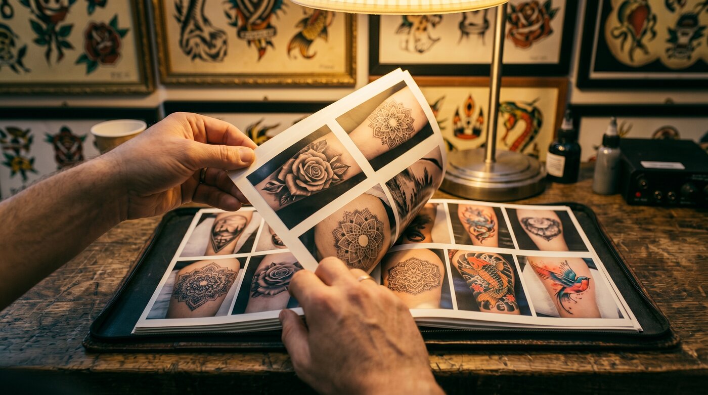 Editorial hero image for How to Choose a Tattoo Artist.