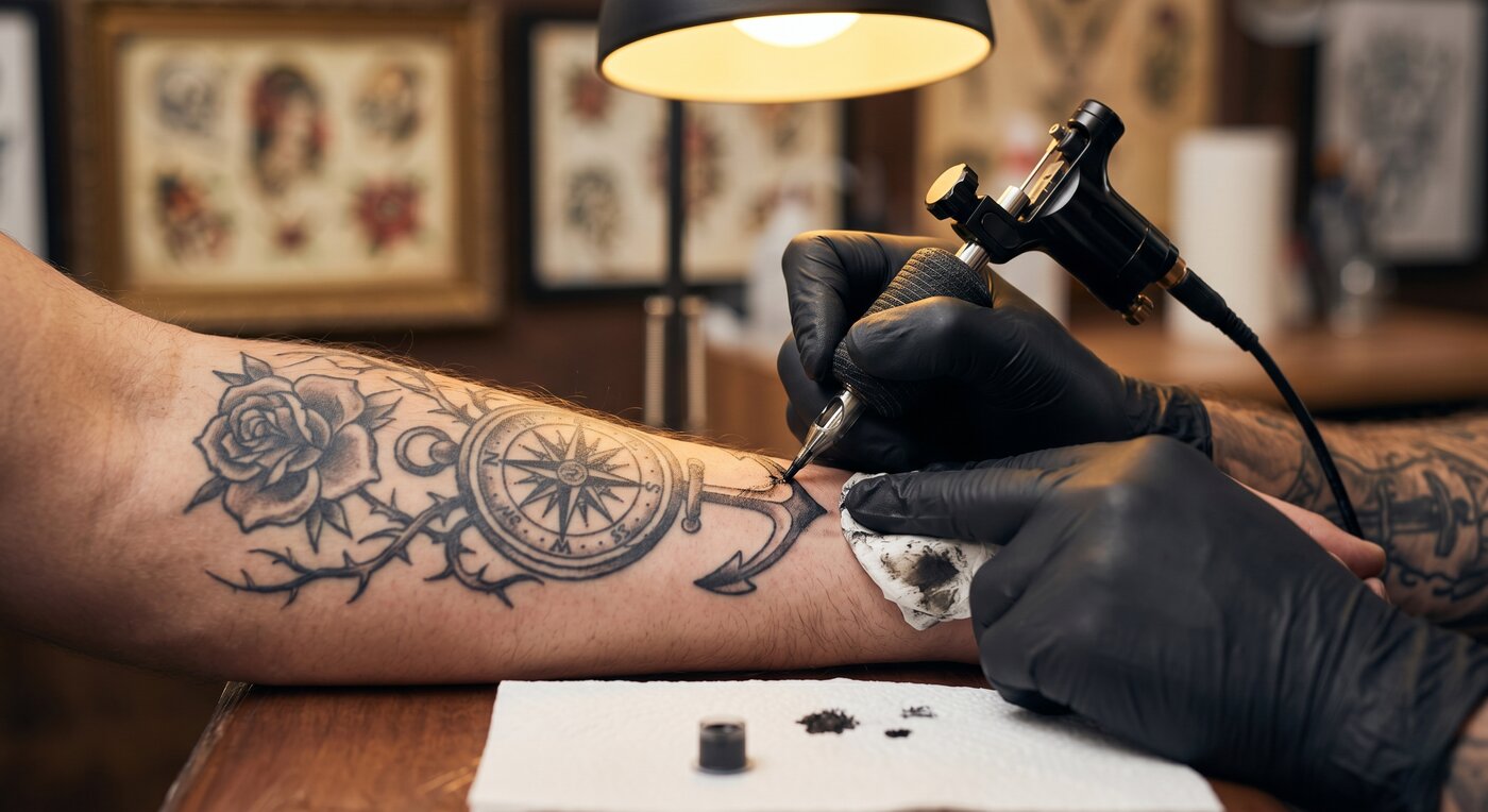 Editorial hero image for Tattoo Touch-Ups: Cost, Timing, How to Ask.