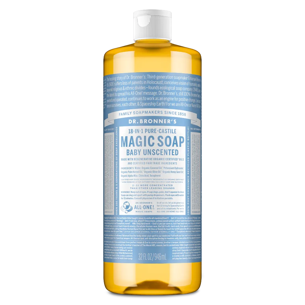 Pure-Castile Liquid Soap (Unscented)