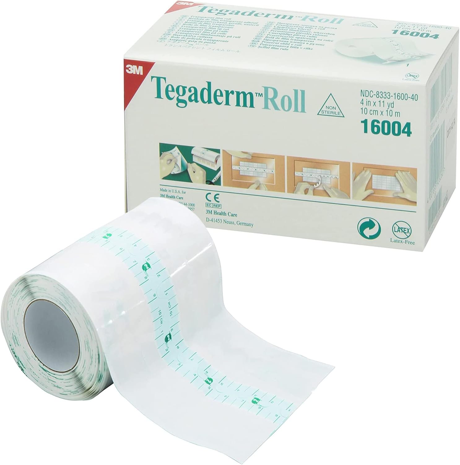 Transparent Film Dressing Roll (4" × 11 yd)