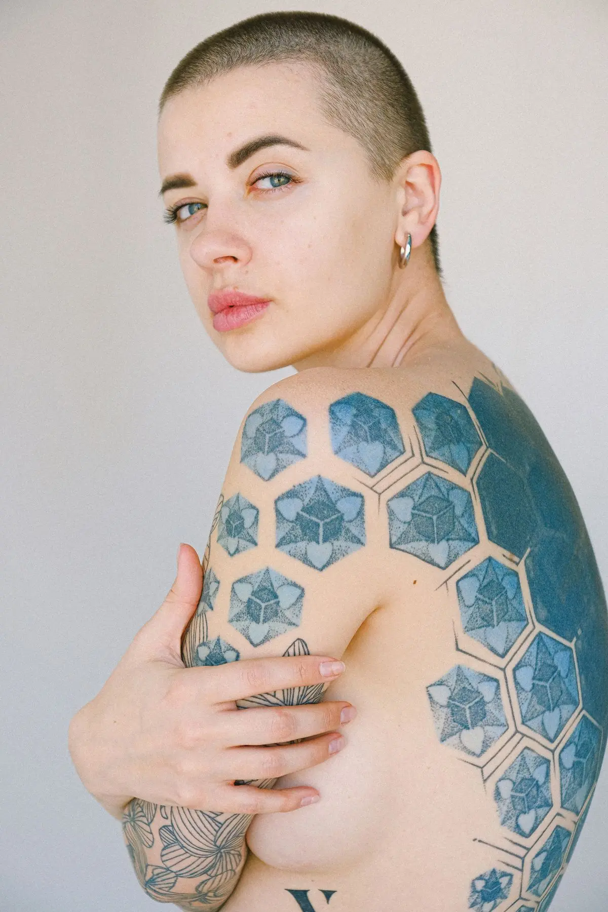 Geometric tattoo example